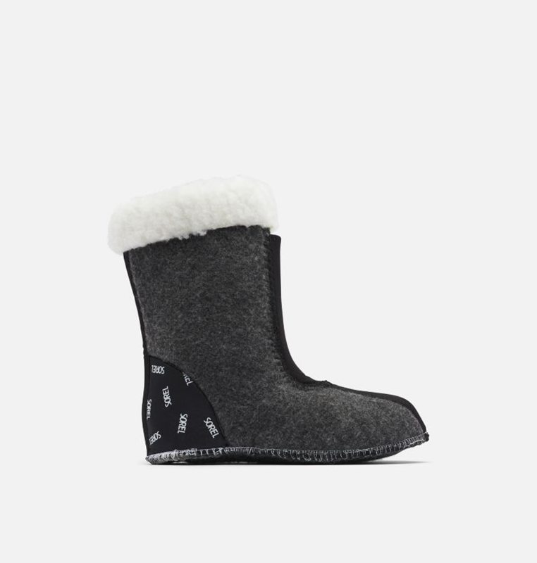 Sorel Barn Vinterkängor Svarta - Youth Caribou™ 9 Mm Thermoplus Liner - AZV-618740